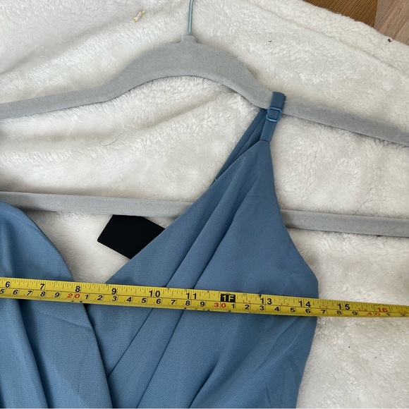 All About Love Maxi Dress Size S slate blue wedding guest bridesmaid formal - Picture 6 of 7